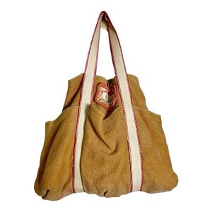 Ecologique Brown Jute Large Shoulder Bag